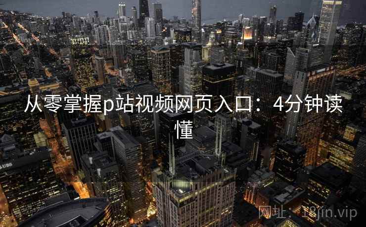 从零掌握p站视频网页入口：4分钟读懂