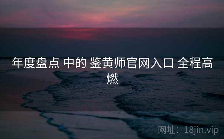 年度盘点 中的 鉴黄师官网入口 全程高燃