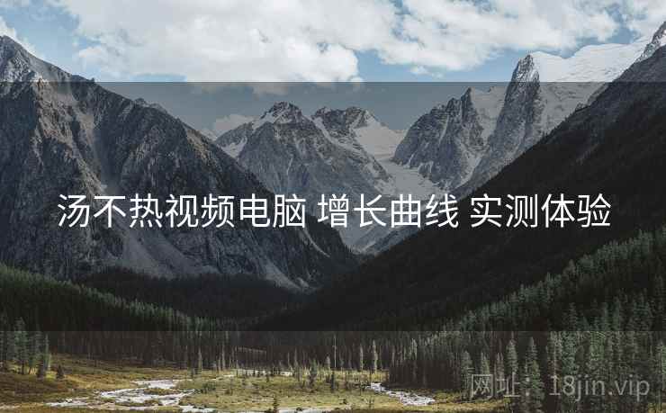 汤不热视频电脑 增长曲线 实测体验